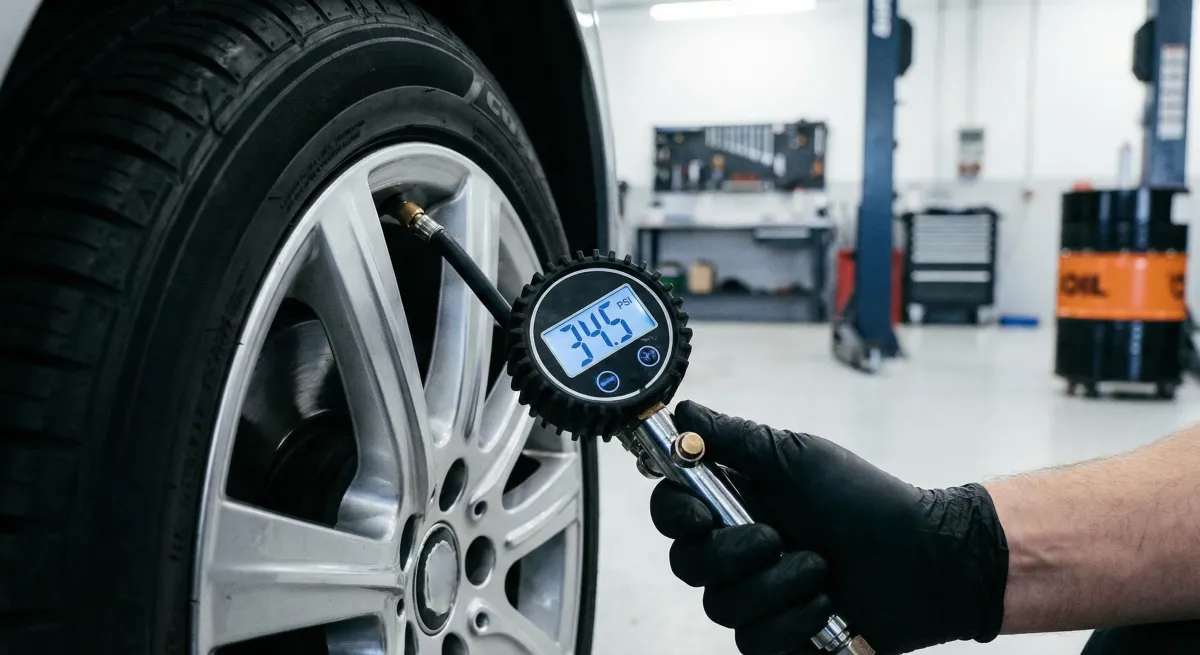 Lufttryck i däck – Tabell & guide för rätt däcktryck